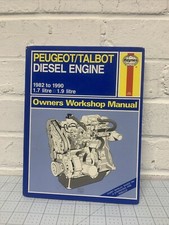 Haynes Manual Peugeot/talbot