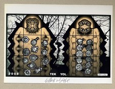 GILBERT & GEORGE, 'TEK YOL’ Hand signed  photographic print,  2008