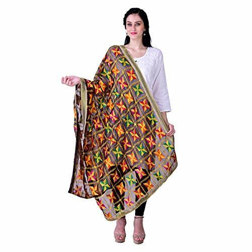 Chiffon phulkari women - chiffon,