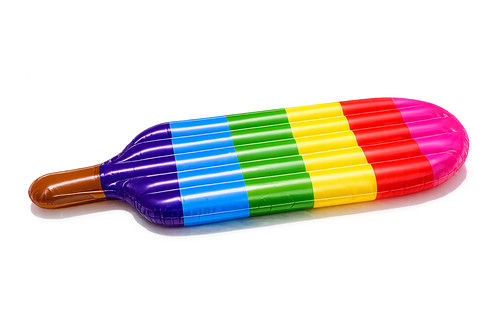 180cm giant lilo float rainbow - 180cm,