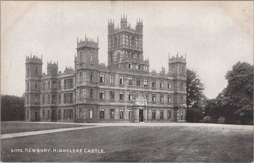 Berkshire postcard highclere - postcard:,