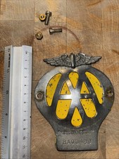 Vintage AA Members Car Badge