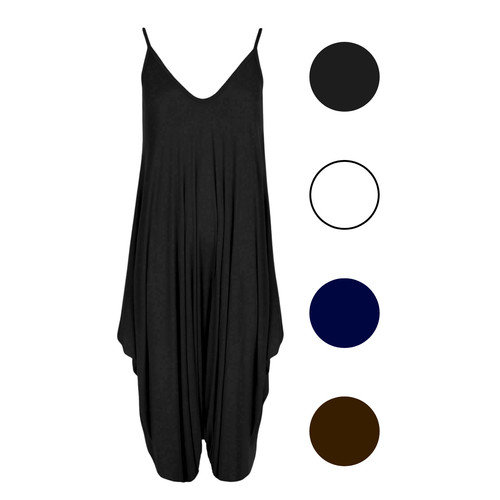 Ladies cami lagenlook romper - ladies,