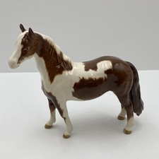 Vintage Beswick Skewbald Pinto Pony Porcelain Figurine No 1373               L13