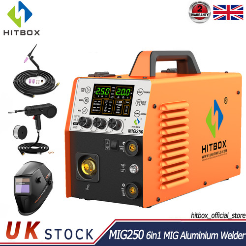 Hitbox 6in1 mig welder 250amp - 6in1,