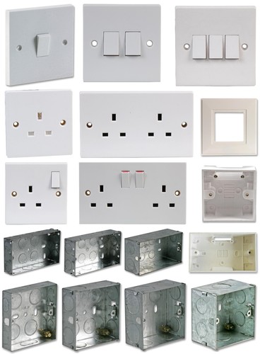 Light switch electrical mains - light,