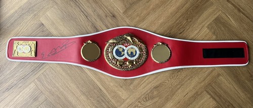 Ibf boxing belt - , signed
