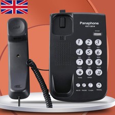 Desk Corded Telephone Wired Landline Desktop House Phone with Large Button