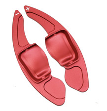 Red Metal Paddle Shift Extensions DSG Shifters For Skoda Octavia Superb Rapid
