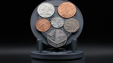 UK Coin Display Shield - 3D