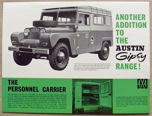 Austin gipsy 4x4 personnel - austin,