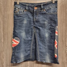 Next Denim Skirt Union Jack