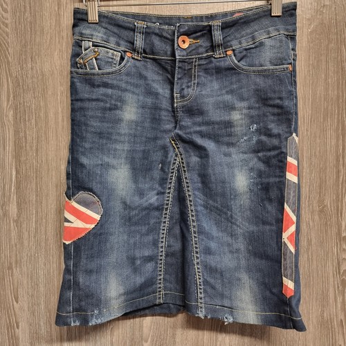 Next denim skirt union jack - next,