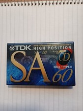 1 X Unopened TDK SA60