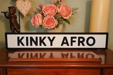 Happy Mondays inspired Kinky Afro Music Lyric Vintage Street Sign