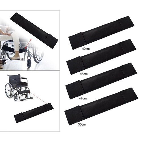 Wheelchair footrest strap