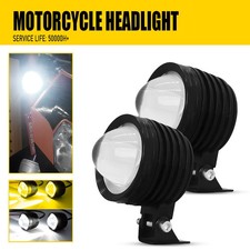 Pair 120W Motorcycle Headlight