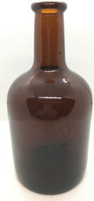 Vintage mallet bottle brown