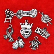 Tibetan Silver Knitting Theme