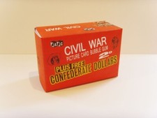CIVIL WAR  - A&BC - Superb custom picture/ gum cards display box.