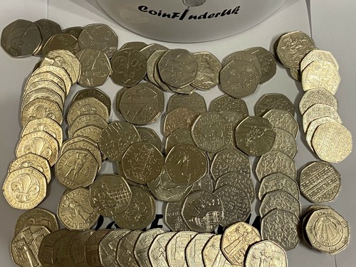 Cheap 50p coins - coins, &