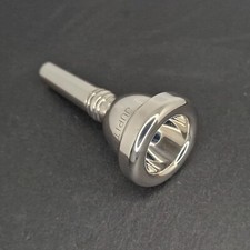 Jupiter 12C Small Shank Trombone Mouthpiece in Silver Plate