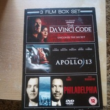 Apollo 13/Philidelphia/The Da Vinci Code (Box Set) (DVD, 2009)
