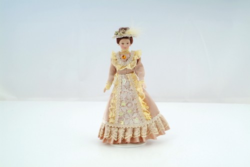 Porcelain victorian lady - lady, in