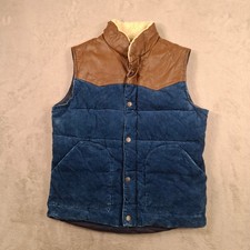 Zara Gilet Mens Medium Blue