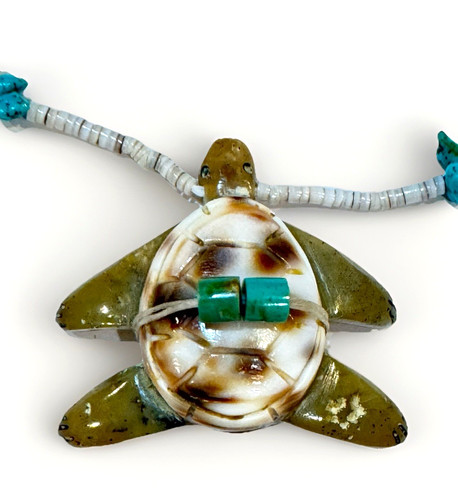 Zuni fetish necklace - zuni,
