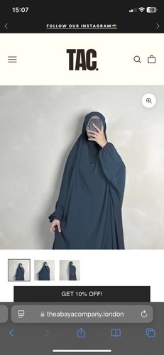 Jilbab one piece tac - piece,