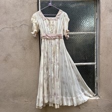 Antique Edwardian Pale Floral