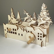 Mechanical Santa Sleigh DIY