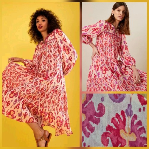 Monsoon pink red cotton - red,