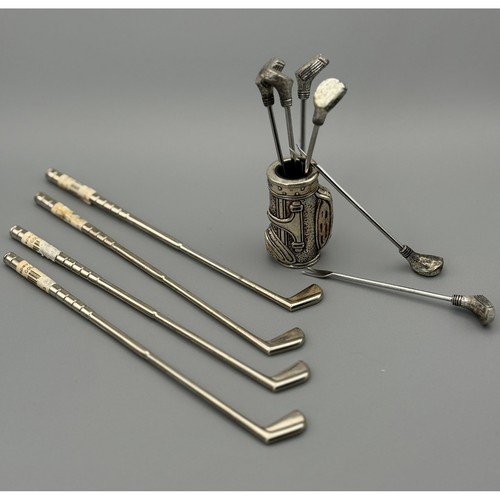 Vintage golf cocktail - cocktail, picks