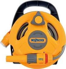 HOZELOCK Micro Reel 10m, Compact Lightweight Hose Reel with Nozzle
