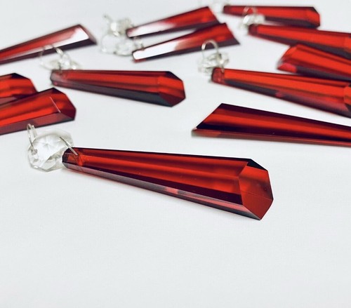 Red blunt icicle - x6,