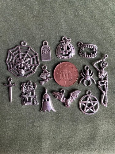 Mixed halloween charms - mixed,