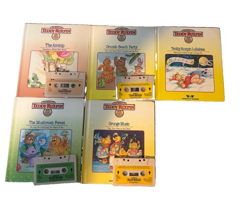 Untested teddy ruxpin tapes - teddy,