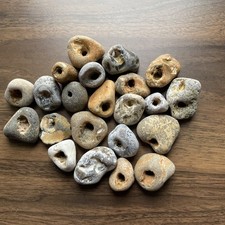 Twenty Natural Hag Stones