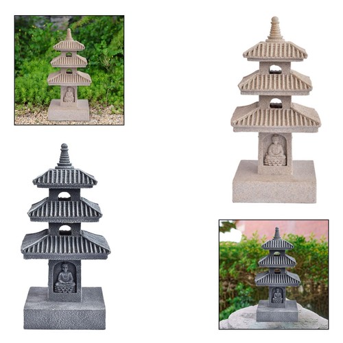 Solar pagoda lantern garden - lantern,