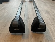 Thule Steel SquareBar Evo Roof Bars Set to fit Nissan X-Trail 14-22 Open Rail