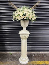 Roman Style Pedestal and Vase