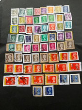 GB STAMPS 63 DIFFERENT QUEEN