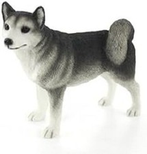 Husky Dog Ornament Small Standing Resin Figurine Husky Statue gift