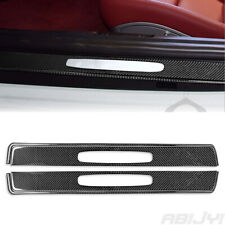 2Pcs Carbon Fiber Door Sill