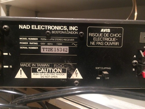 Vintage nad 7020e receiver - vintage,