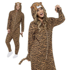 Adult Tiger Jumpsuit Costume