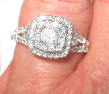 0.85ct Diamond Cluster Ring-