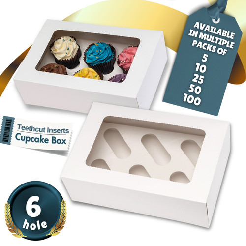 Hole cupcake boxes with - hole,